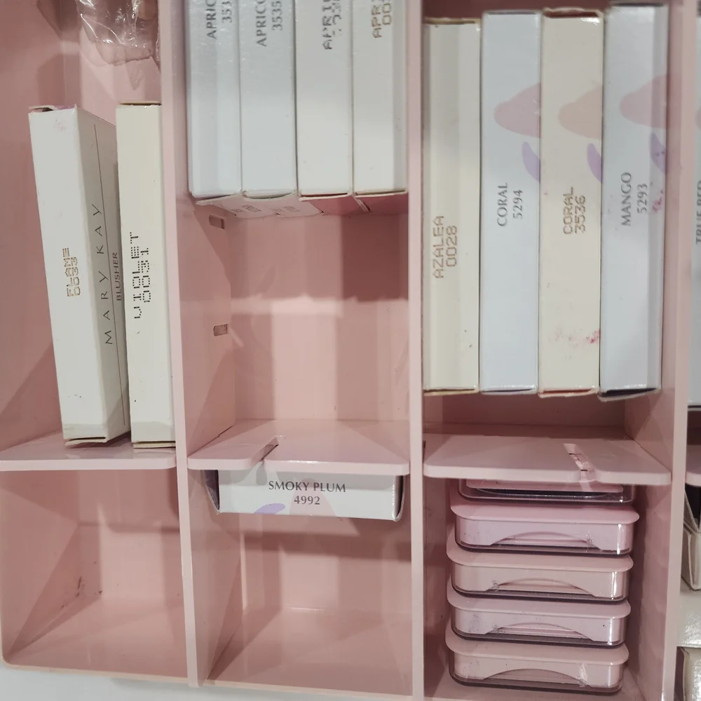 Mary KAY Makeup Organizer with Multiple Compartments & LOTS of New Product